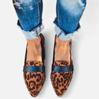 Women’s Retro Pointed-Toe Loafers