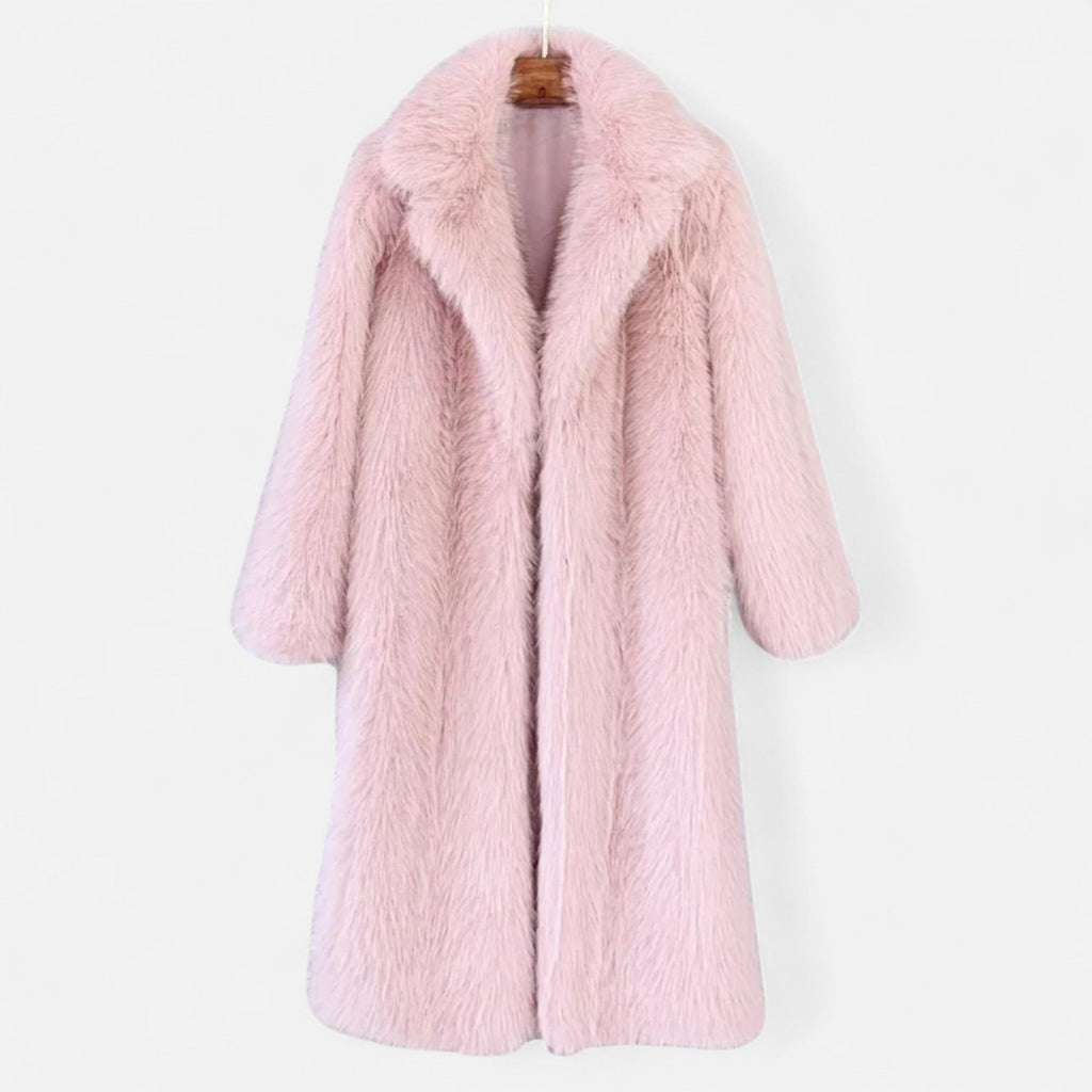 Women’s Long Faux Fur Overcoat