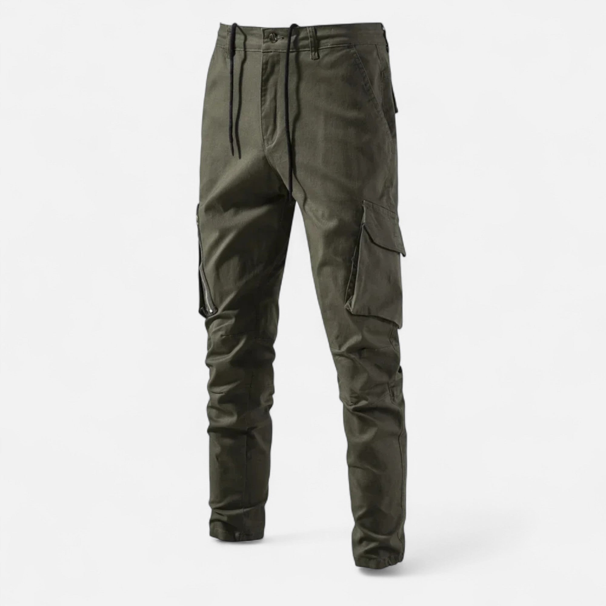 Men’s Cotton Utility Cargo Trousers – Heritage Fit