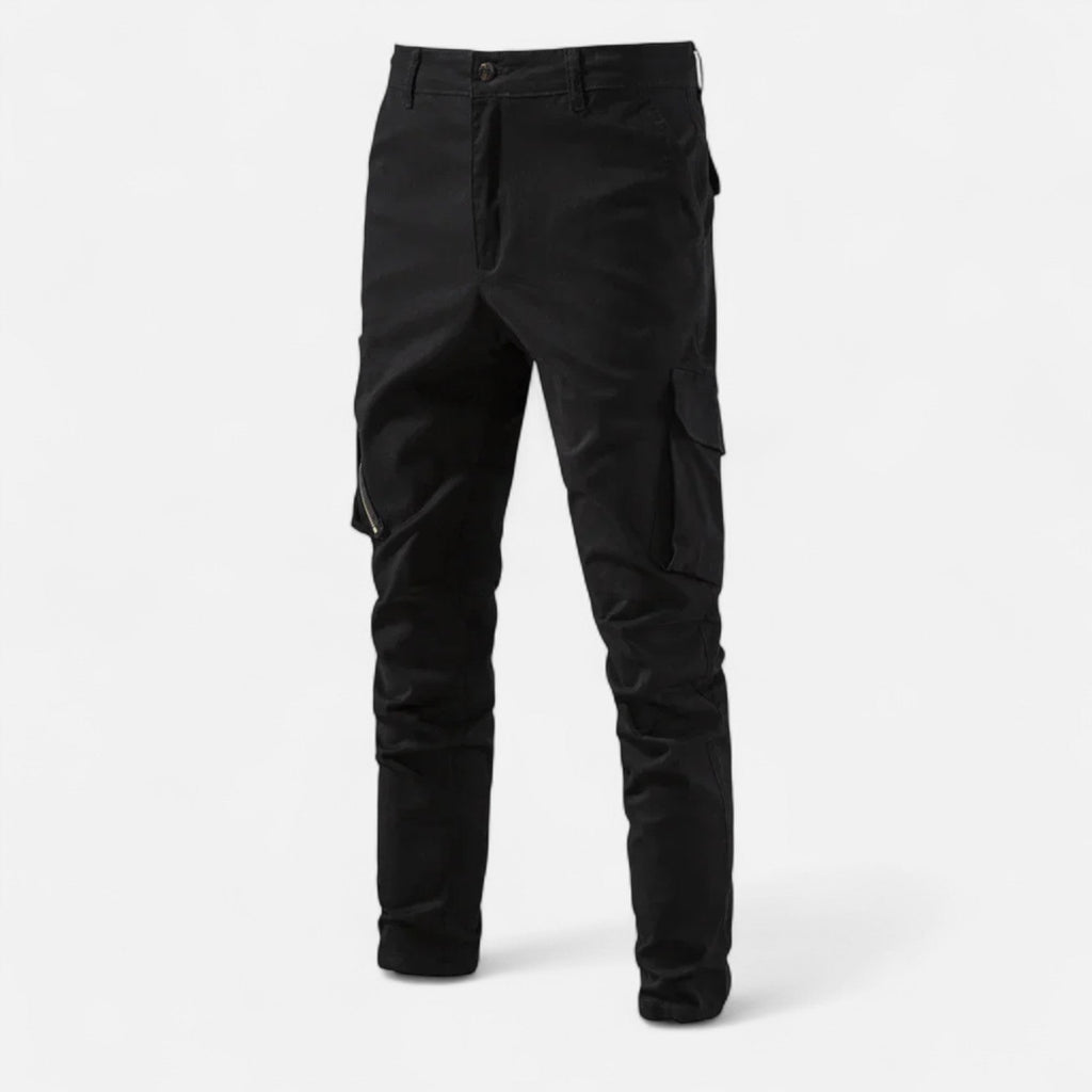 Men’s Cotton Utility Cargo Trousers – Heritage Fit