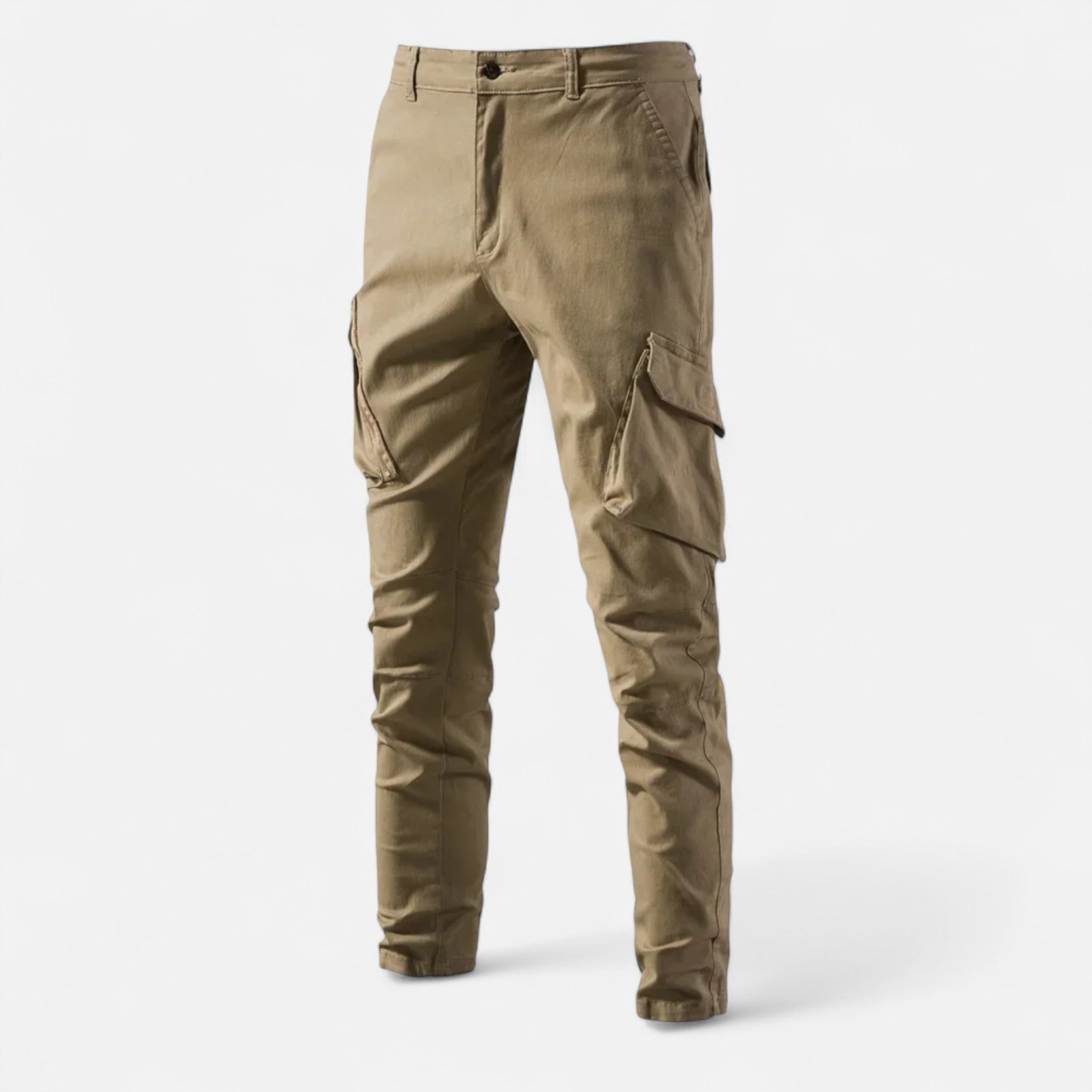 Men’s Cotton Utility Cargo Trousers – Heritage Fit