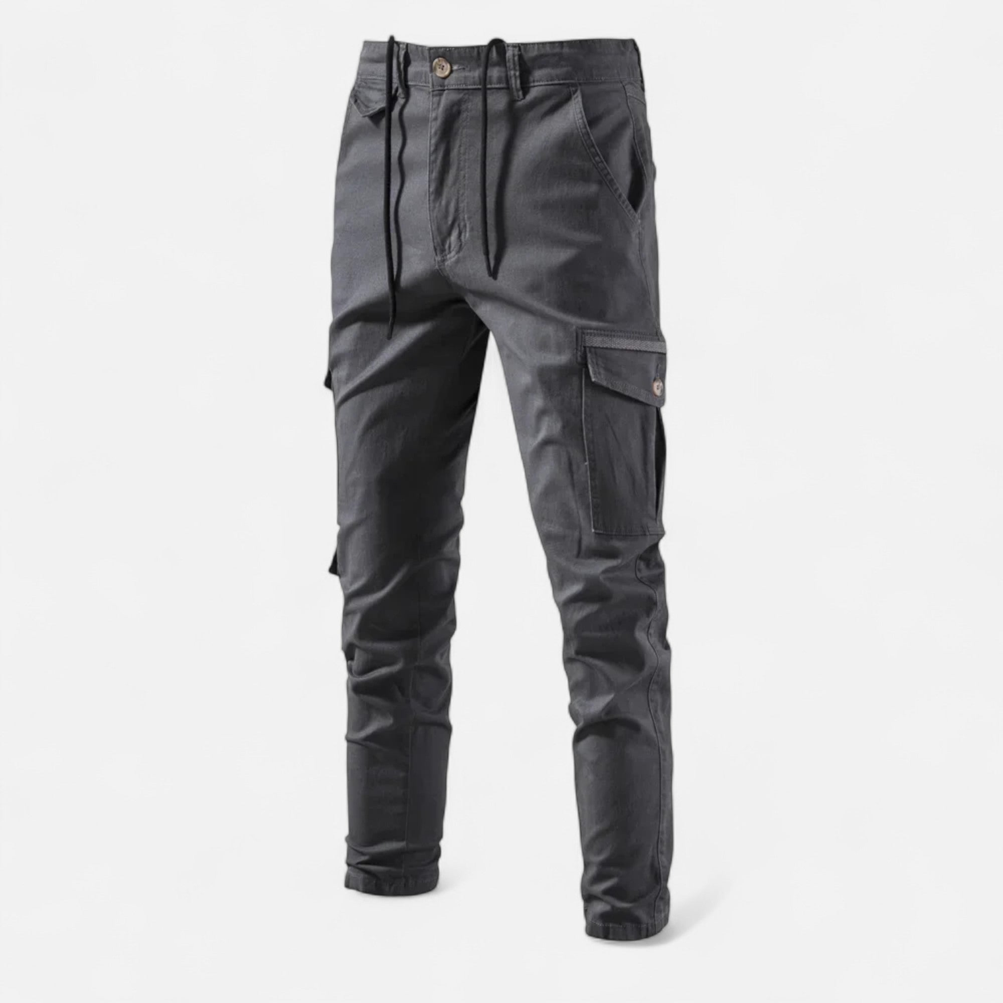 Men’s Cotton Utility Cargo Trousers – Heritage Fit