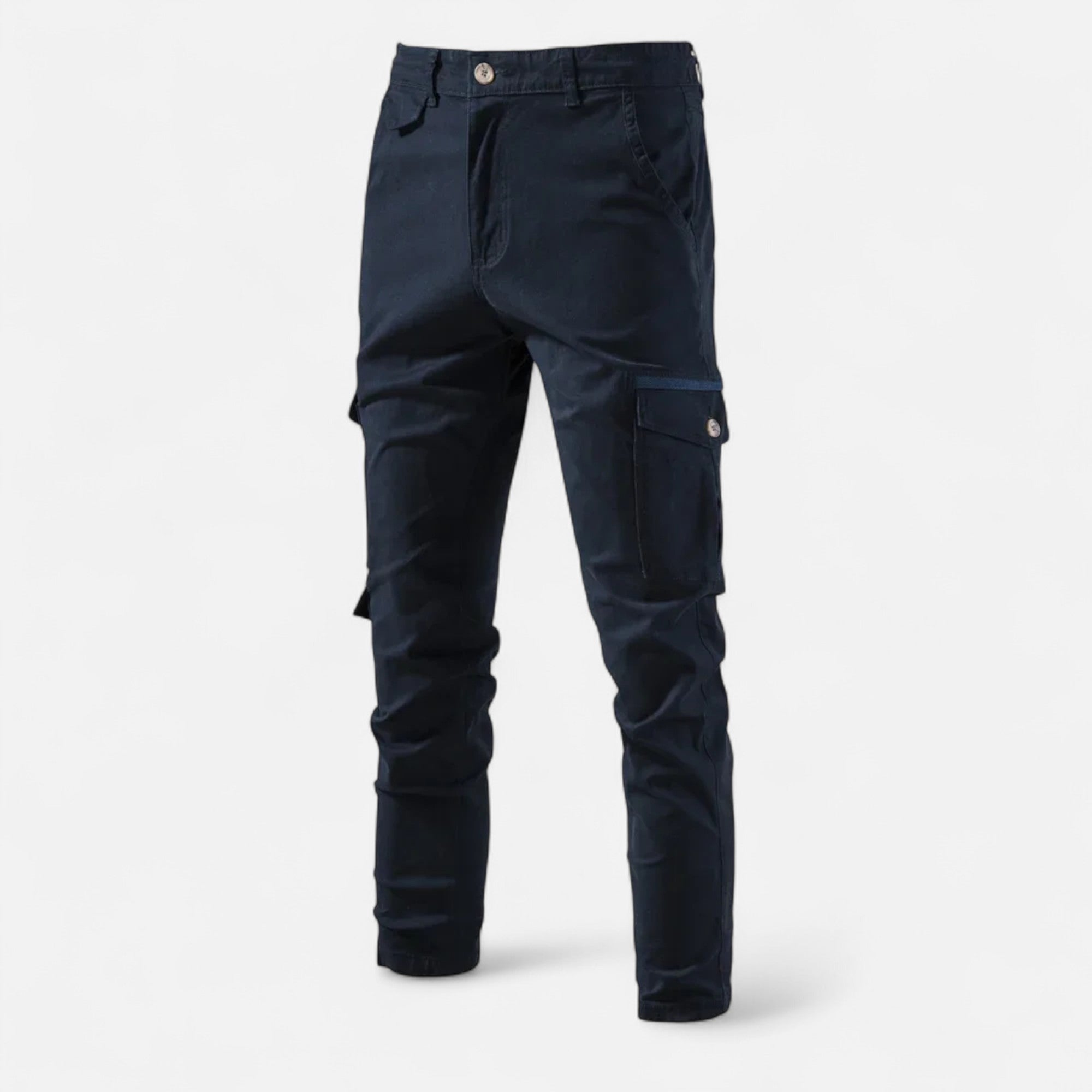Men’s Cotton Utility Cargo Trousers – Heritage Fit