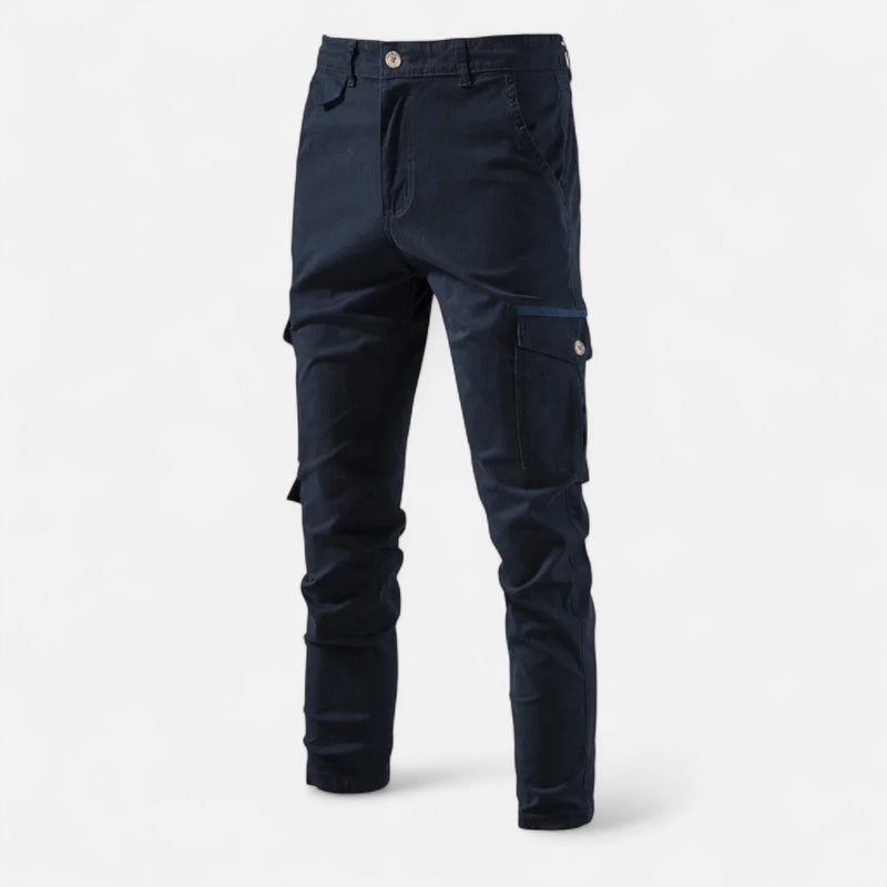 Men’s Cotton Utility Cargo Trousers – Heritage Fit