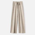 Women’s Pure Wool Wide-Leg Knit Trousers