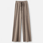 Women’s Pure Wool Wide-Leg Knit Trousers
