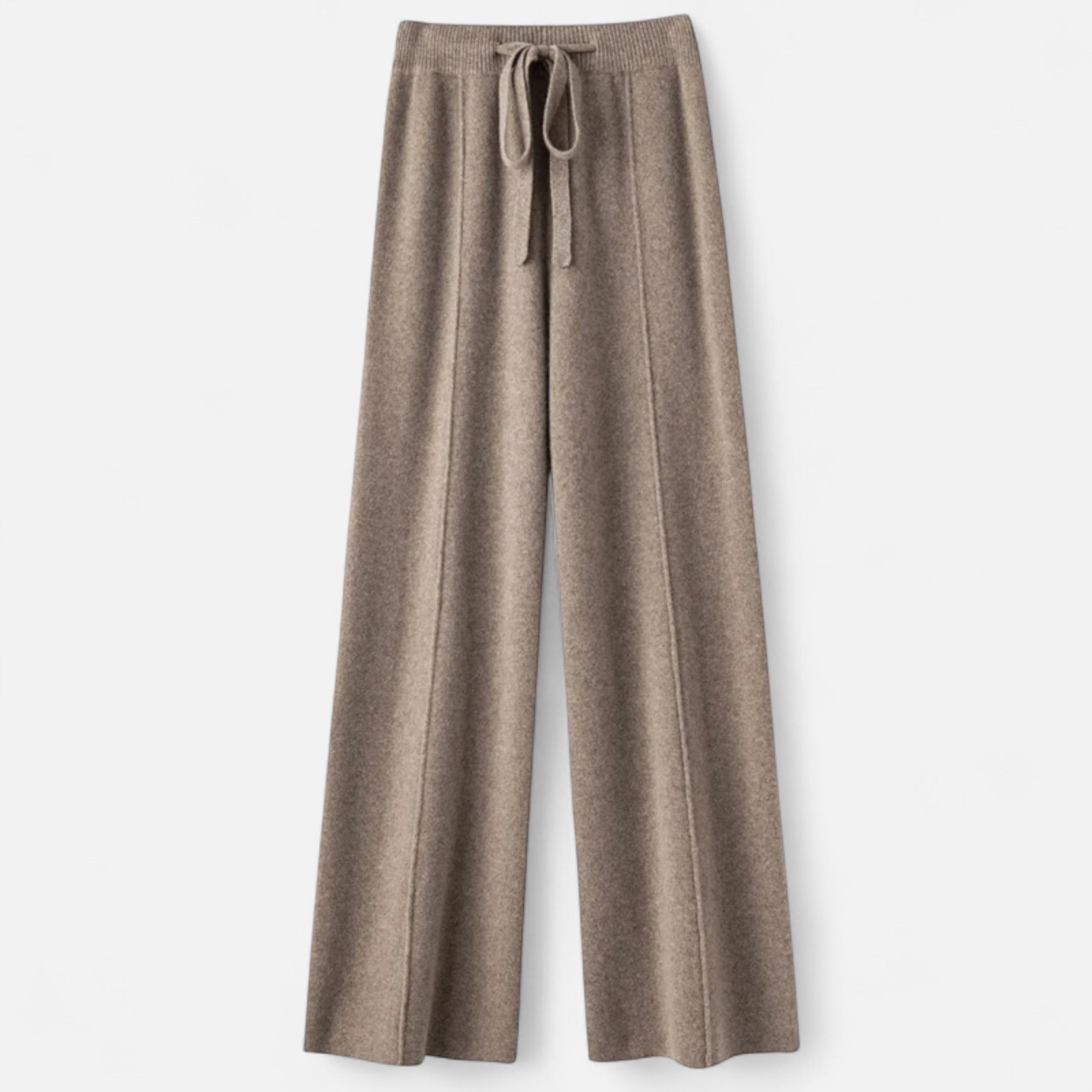 Women’s Pure Wool Wide-Leg Knit Trousers