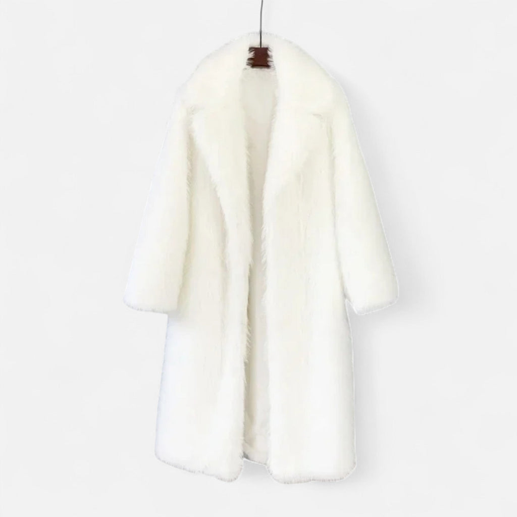 Women’s Long Faux Fur Overcoat